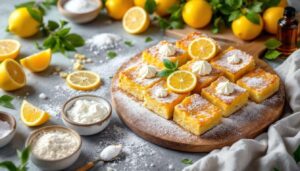 Quadrotti ricotta e limone: il dessert soffice senza lievito, preparato in una ciotola