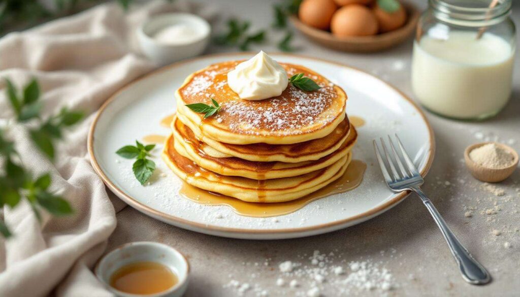 Pancake proteici con ricotta: colazione fit pronta in 5 minuti senza farina