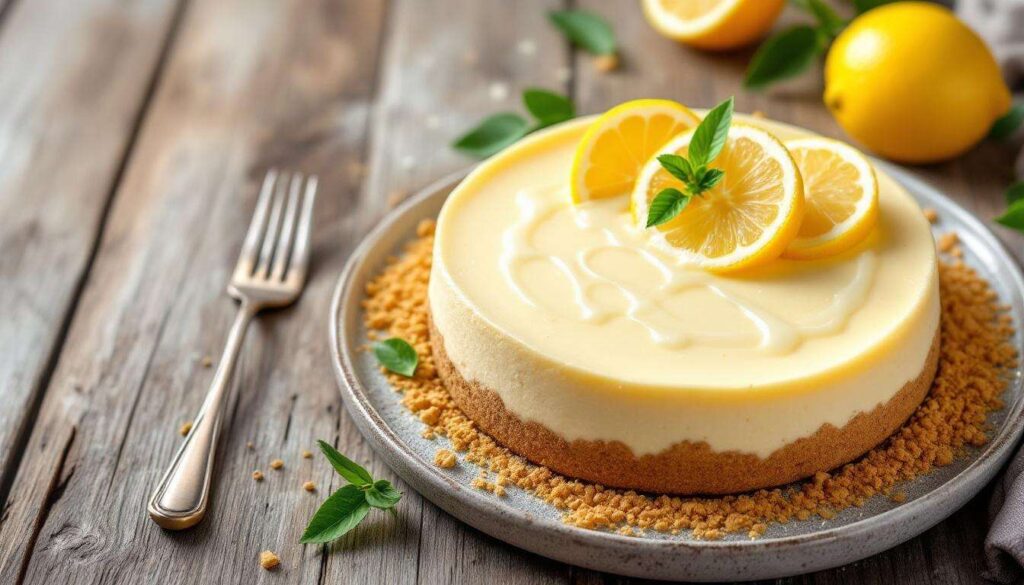 Cheesecake fredda al limone: senza cottura, senza colla di pesce, senza uova