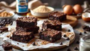 Brownies senza burro con yogurt greco: fondenti dentro, croccanti fuori