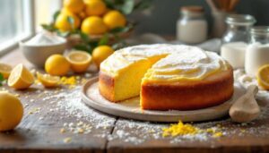 Torta nuvola al limone: così soffice che si scioglie in bocca, pronta in 30 minuti