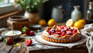 Damiano Carrara e la sua crostata alle fragole: perché aggiunge la ricotta nell'impasto