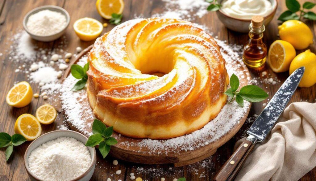 Ciambellone al limone con yogurt greco: alto, soffice e con sole 150 calorie a fetta