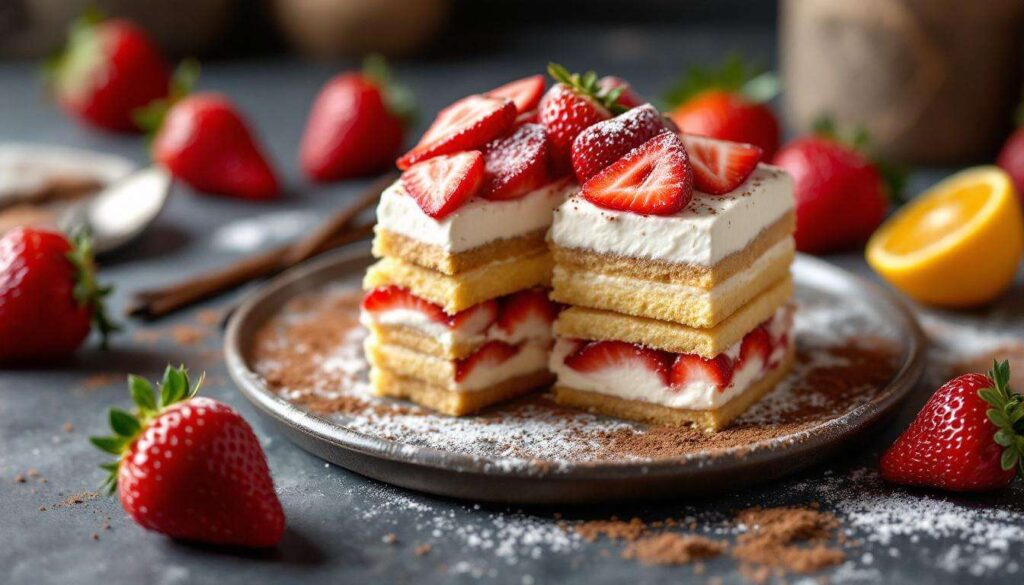 Tiramisù alle fragole senza uova crude: fresco, delicato e perfetto per la merenda di marzo