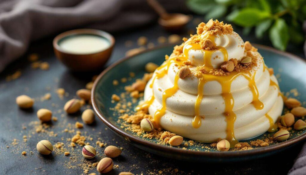 Semifreddo al pistacchio con crumble di amaretti: pronto la sera prima, perfetto per gli ospiti