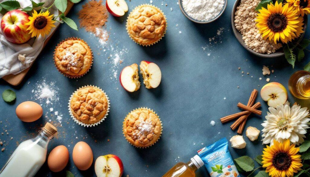 Muffin alle mele e cannella senza zucchero raffinato: dolcezza naturale con miele millefiori
