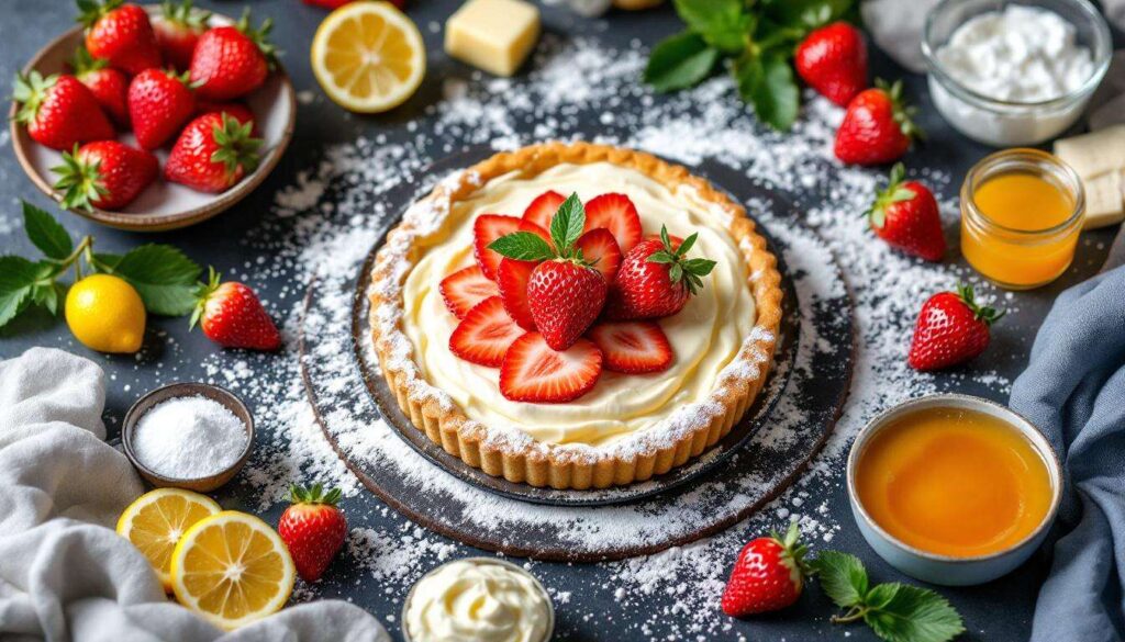 Crostata con crema al mascarpone e fragole fresche: il dolce di marzo che non richiede forno