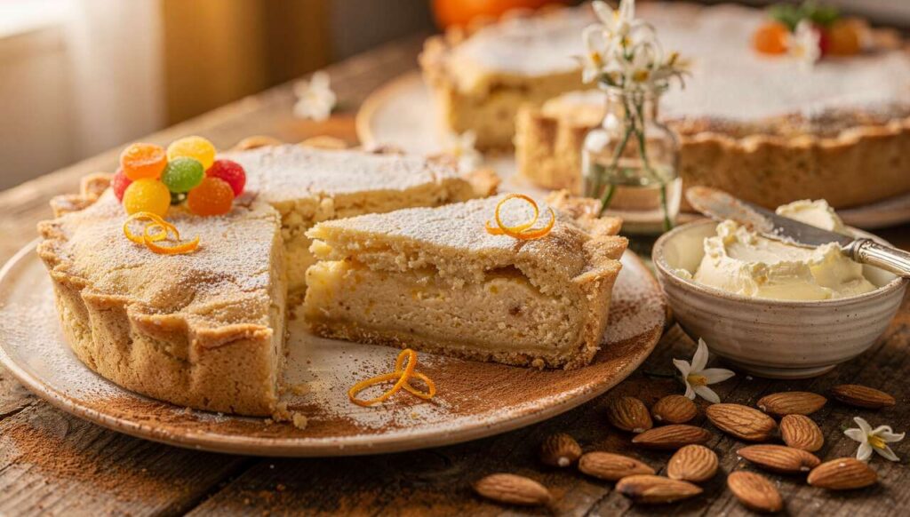 Pastiera napoletana senza glutine: la versione con farina di mandorle che resta morbida 4 giorni