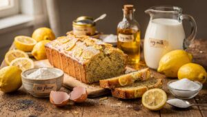 Plumcake al limone di Amalfi e semi di papavero: profumato, umido e senza lattosio