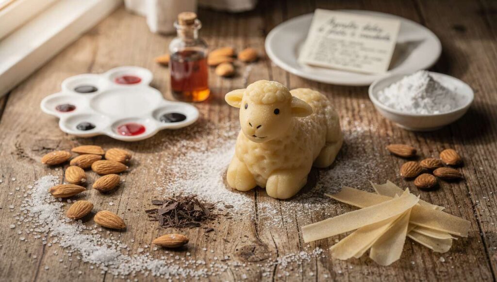 Agnello dolce di pasta di mandorle: la tradizione pugliese di Pasqua fatta in casa