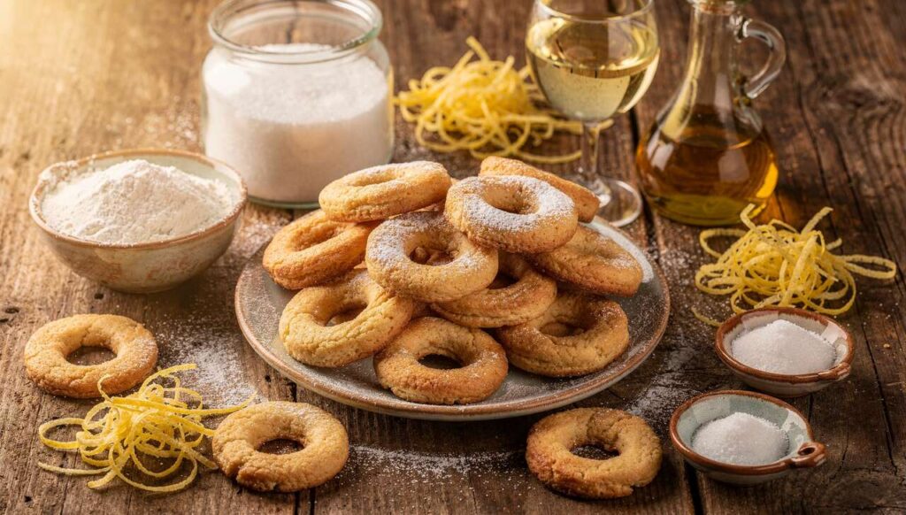 Ciambelline al vino bianco della tradizione laziale: friabili, dorate e pronte in 30 minuti