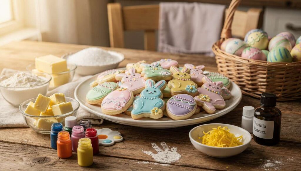 Biscotti decorati di Pasqua con glassa reale: la ricetta facile per farli con i bambini
