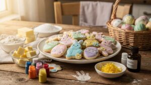 Biscotti decorati di Pasqua con glassa reale: la ricetta facile per farli con i bambini