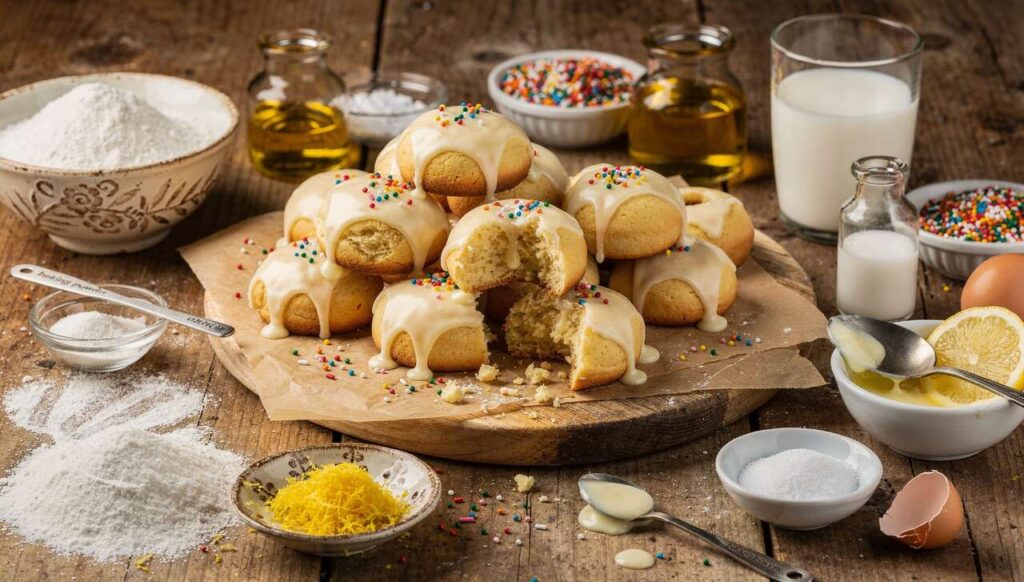 Biscotti di Pasqua pugliesi ricoperti di glassa: croccanti fuori, morbidi dentro e belli da regalare