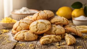 Biscotti morbidi al limone di Amalfi, croccanti fuori e pronti in 15 minuti per Pasqua