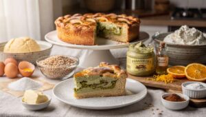 Pastiera con crema di pistacchio di Bronte: la variante moderna che spopola a Napoli