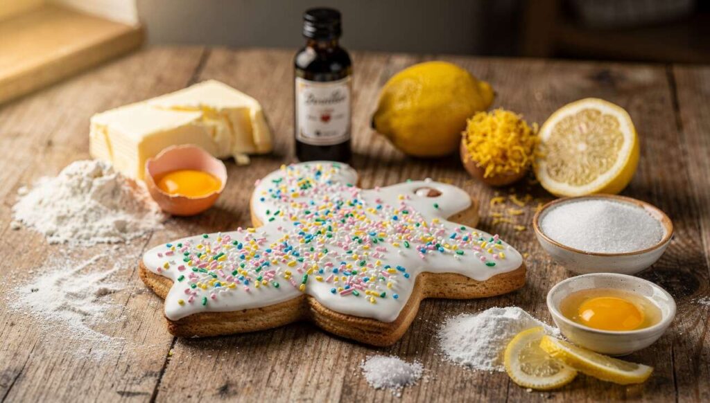 Biscotti di Pasqua glassati a forma di colomba…la ricetta facile che conquista anche chi non sa decorare