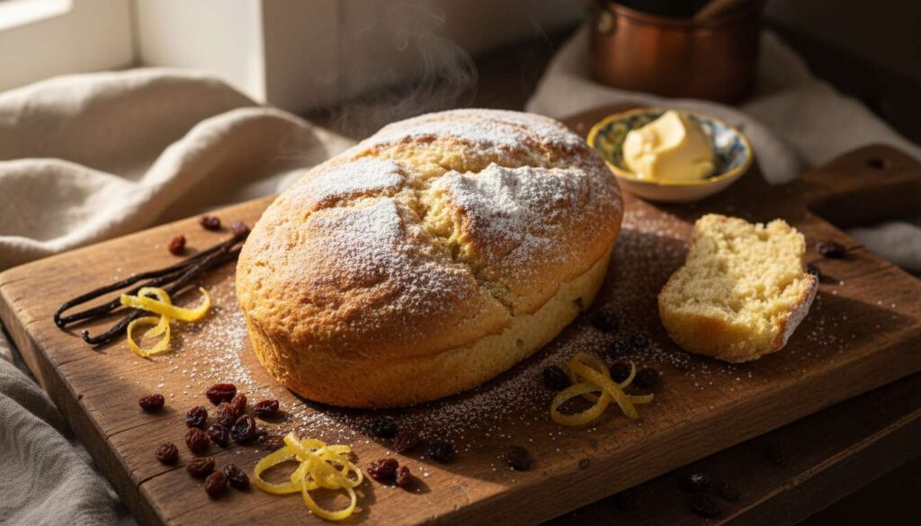 Focaccia veneta di Pasqua con uvetta e burro: la fugassa tradizionale che profuma tutta la casa