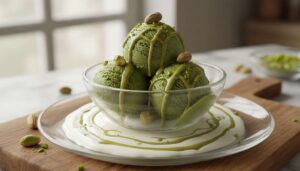 Gelato al pistacchio di Bronte fatto in casa senza gelatiera: cremoso con 3 ingredienti naturali