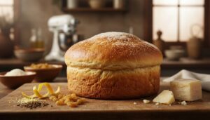 Crescia di Pasqua marchigiana con anice e uvetta: profumata, soffice e perfetta con il salame