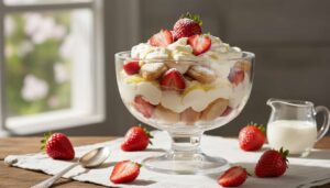 Dolce di Pasquetta al cucchiaio con fragole e panna: fresco, leggero e pronto in 15 minuti