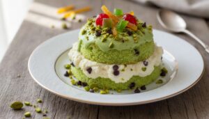Cassata siciliana monoporzione senza forno: ricotta di pecora, pistacchio di Bronte e glassa in 30 minuti