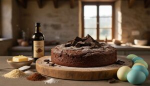Torta caprese al cioccolato fondente senza farina, umida e pronta in 40 minuti per Pasquetta