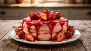 Bake Off Italia, la torta che ha conquistato i giudici: crema diplomatica e fragole in 25 minuti