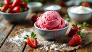 Il gelato alla fragola fatto in casa senza gelatiera: la tecnica di Simone De Feo