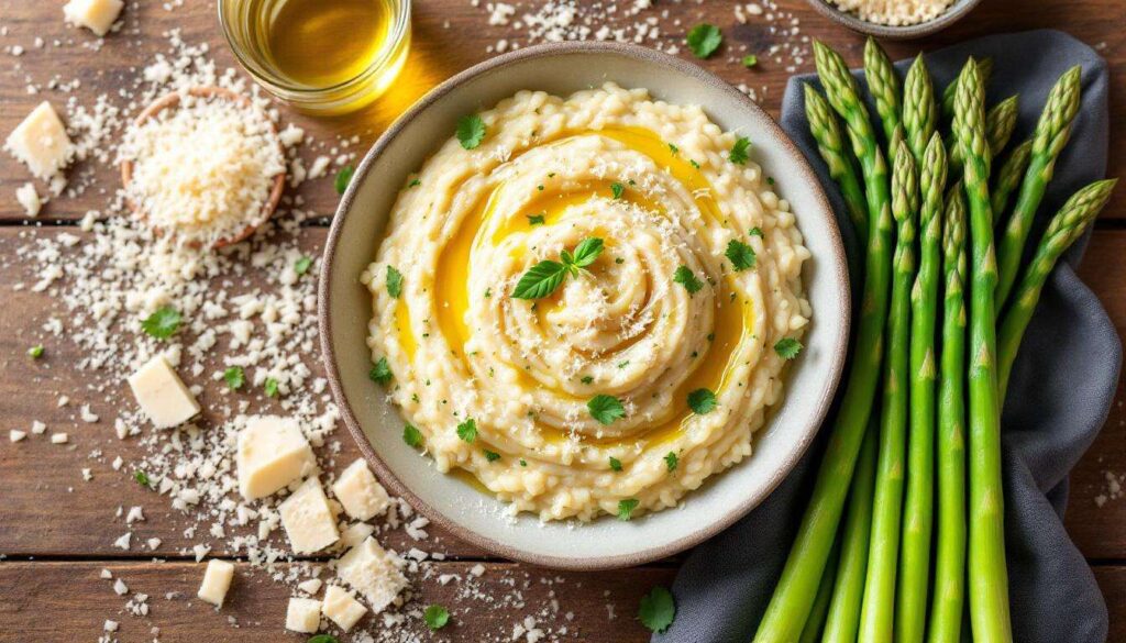 Risotto agli asparagi: il trucco dello chef Carlo Cracco per mantecarlo senza burro